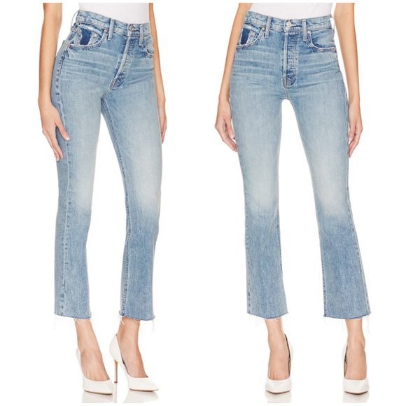 💕MOTHER SUPERIOR💕 The Tripper Flood Fray Jeans ~ Left In The Dust 28 NWOT - Picture 4 of 16